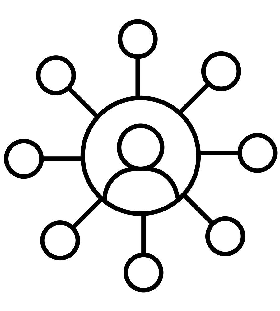 Leadership applications of AI icon